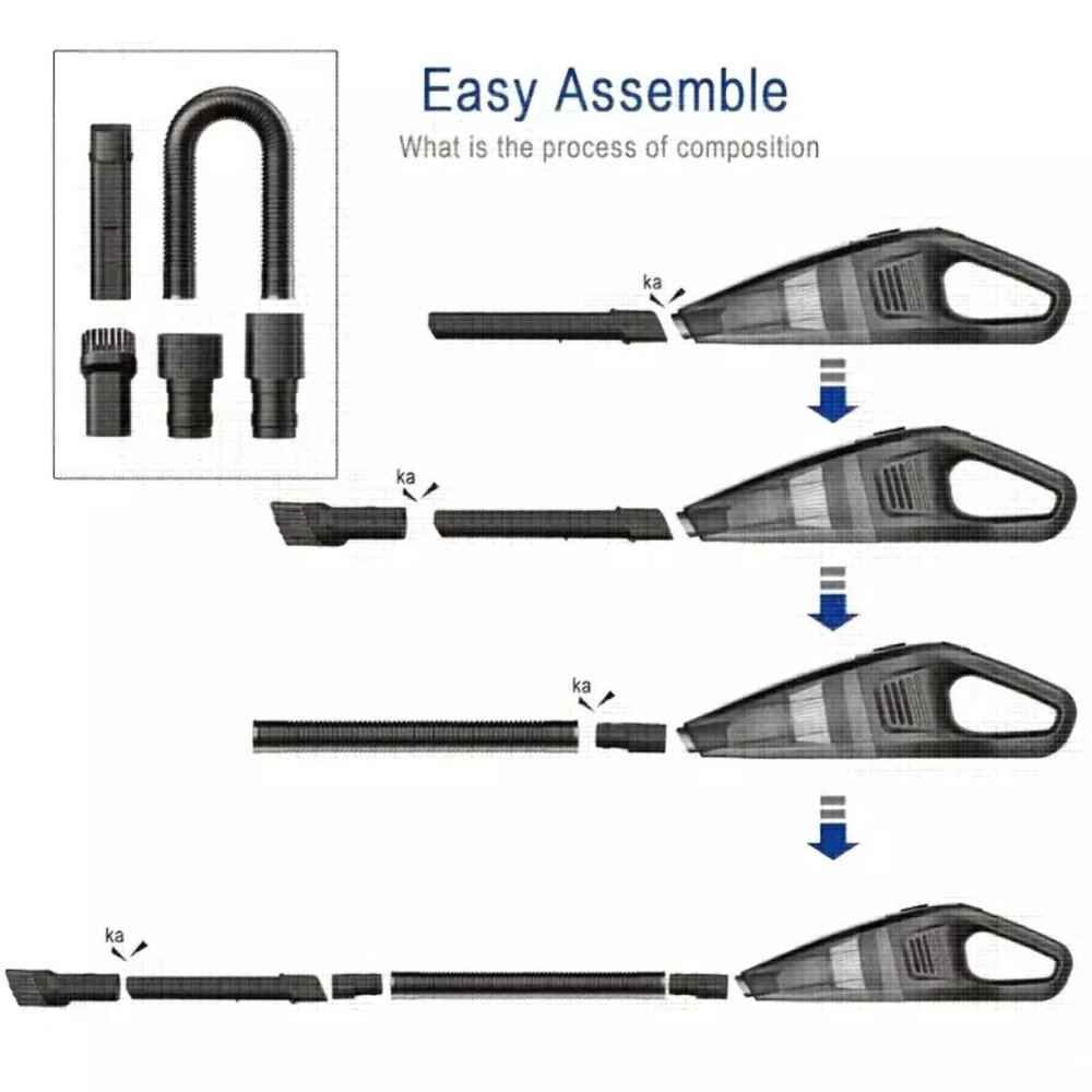 Portable Cordless Handheld Bag-Free Vacuum Cleaner